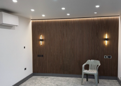 Luxury bedroom painting in London – modern interior finish by Eliot Painting Ltd