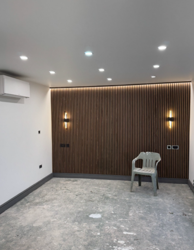 Luxury bedroom painting in London – modern interior finish by Eliot Painting Ltd
